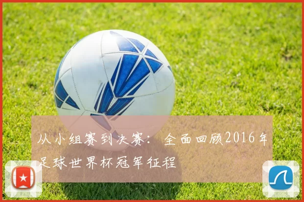 从小组赛到决赛:全面回顾2016年足球世界杯冠军征程