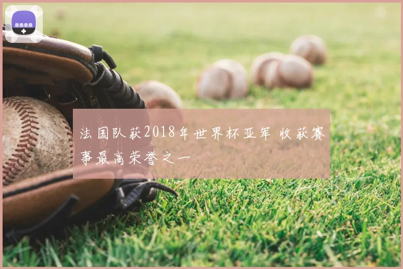 法国队获2018年世界杯亚军 收获赛事最高荣誉之一
