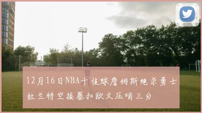 12月16日NBA十佳球詹姆斯绝杀勇士杜兰特空接暴扣欧文压哨三分