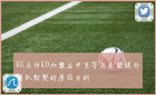 KG点评KD加盟后申京等人未能提升团队默契的原因分析